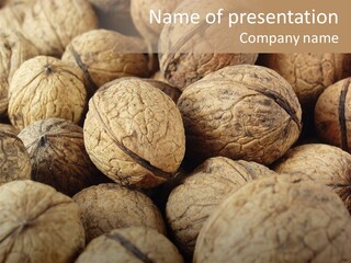 Fruit Filbert Bug PowerPoint Template