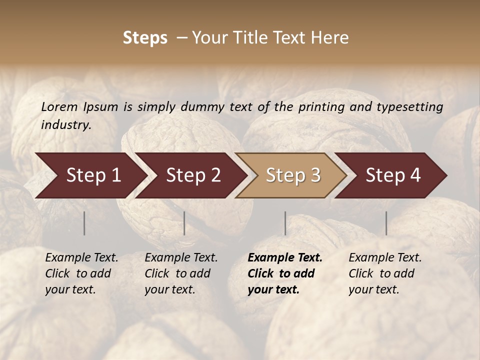 Fruit Filbert Bug PowerPoint Template