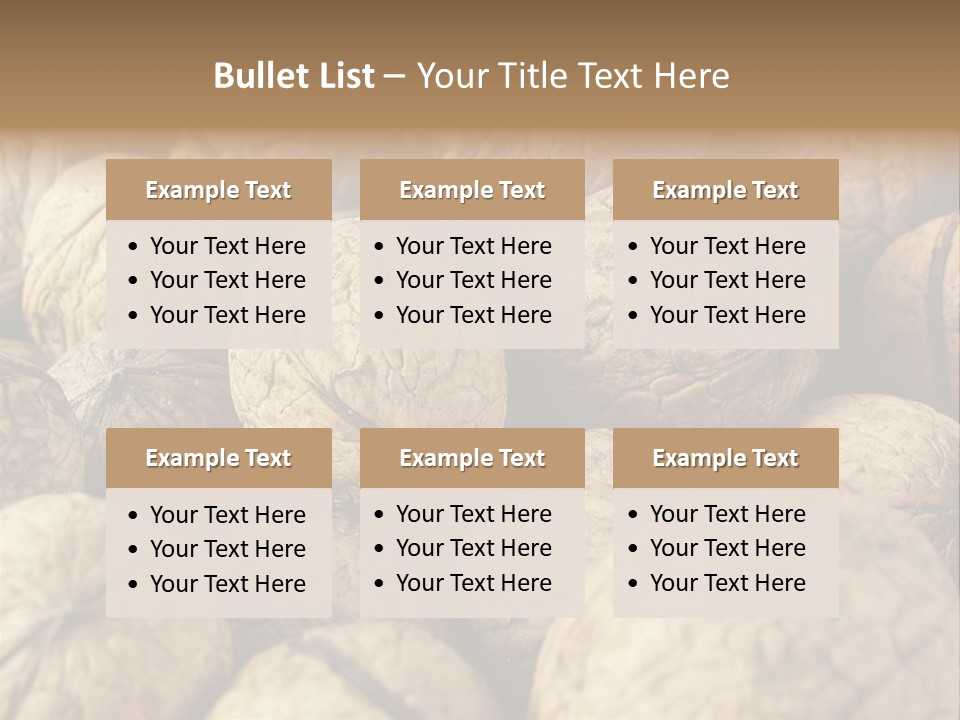 Fruit Filbert Bug PowerPoint Template