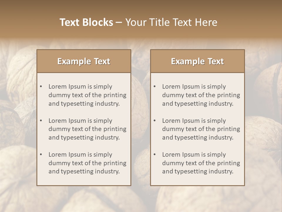 Fruit Filbert Bug PowerPoint Template