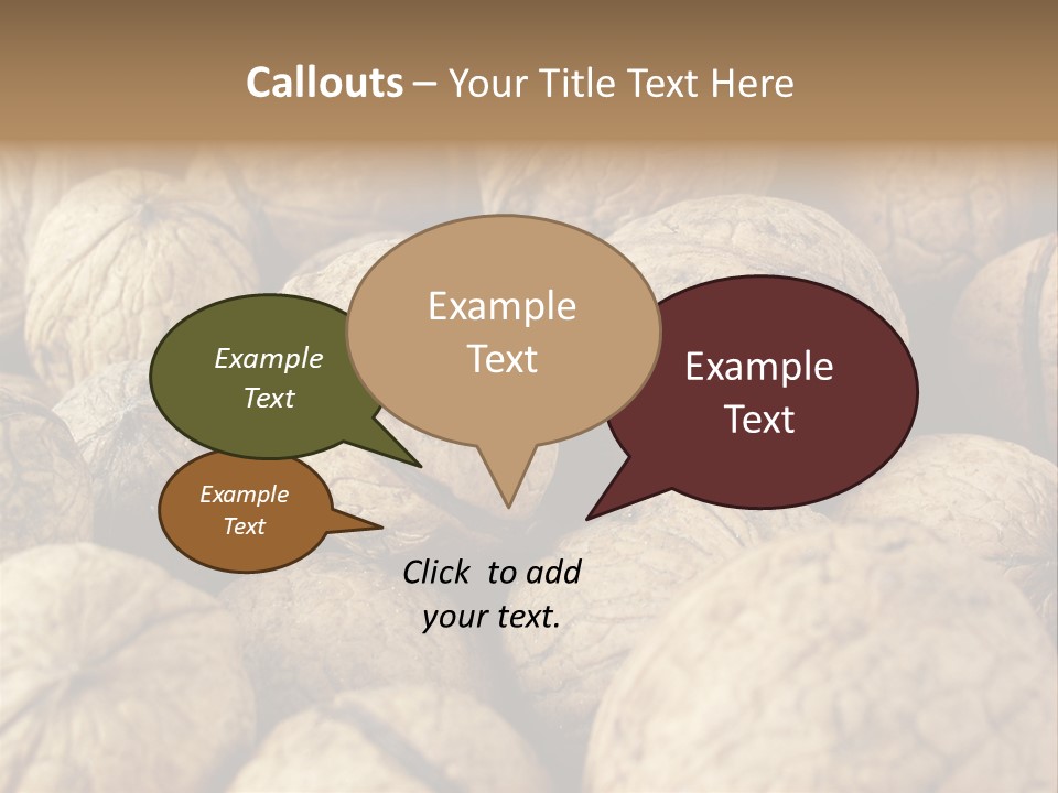 Fruit Filbert Bug PowerPoint Template