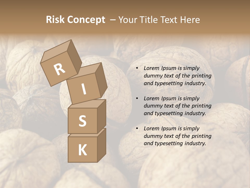 Fruit Filbert Bug PowerPoint Template