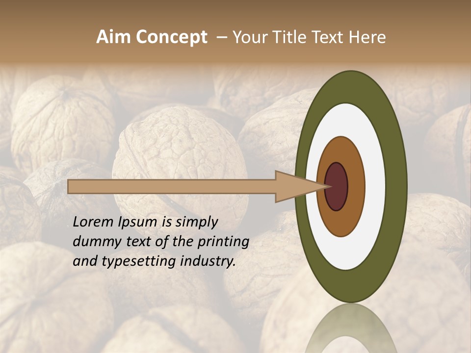 Fruit Filbert Bug PowerPoint Template