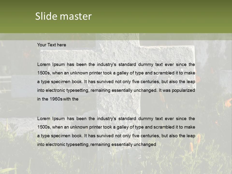 Land Memory Interiors PowerPoint Template