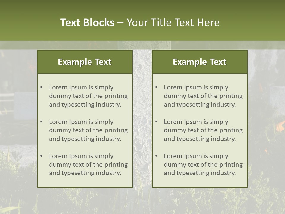 Land Memory Interiors PowerPoint Template
