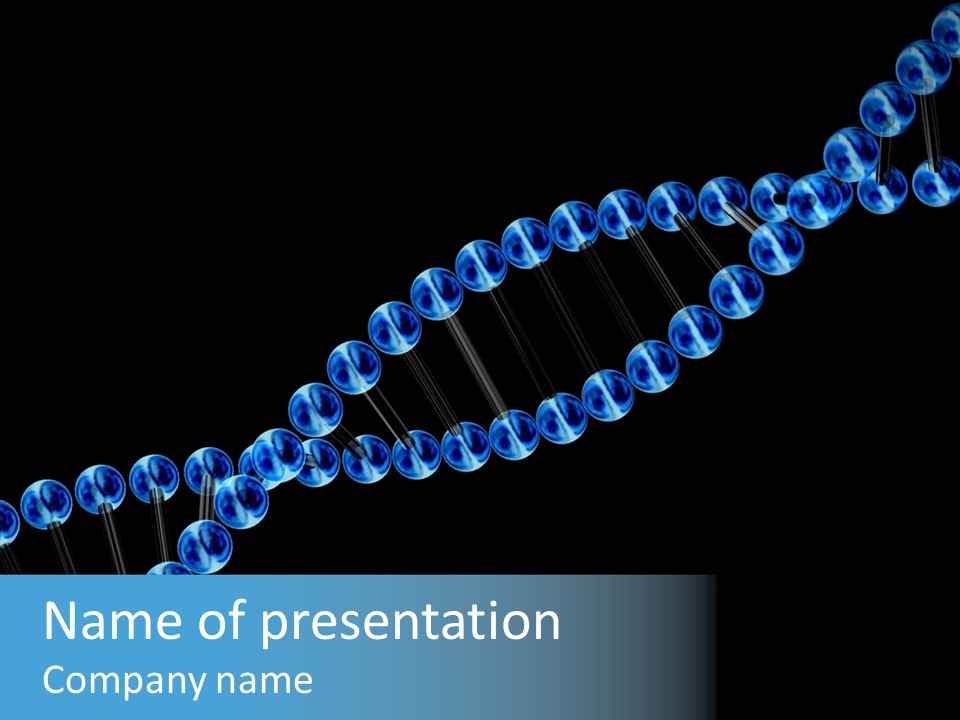 Scientific Biology Health PowerPoint Template