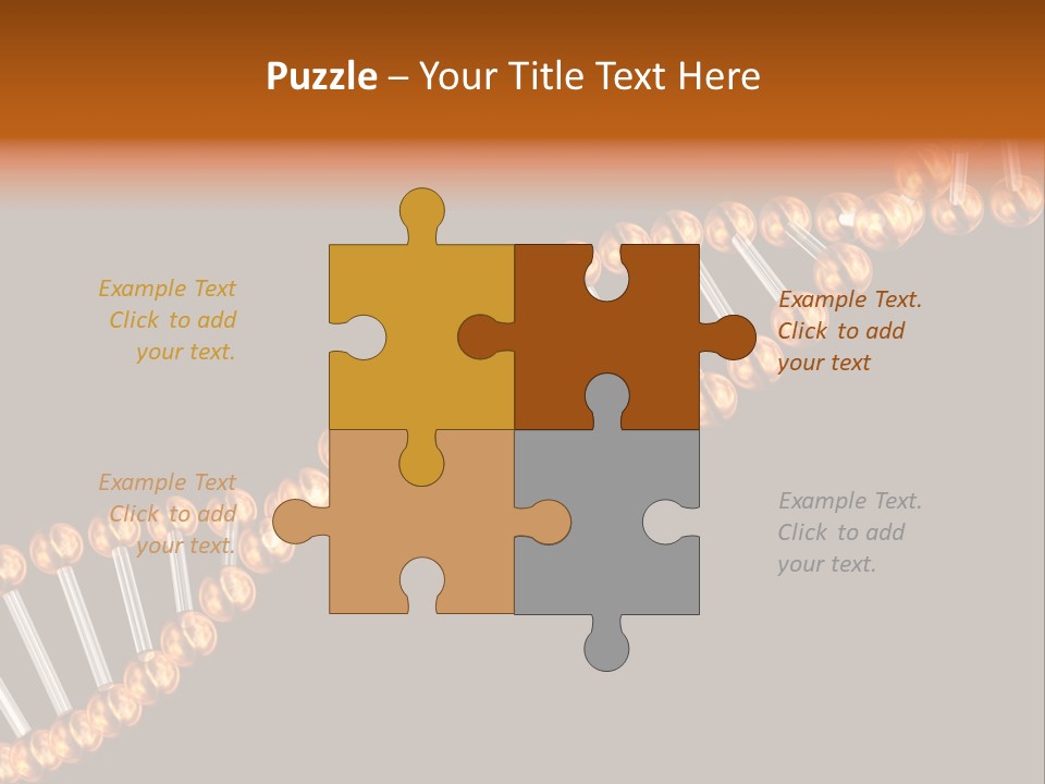 Health Ball Helix PowerPoint Template