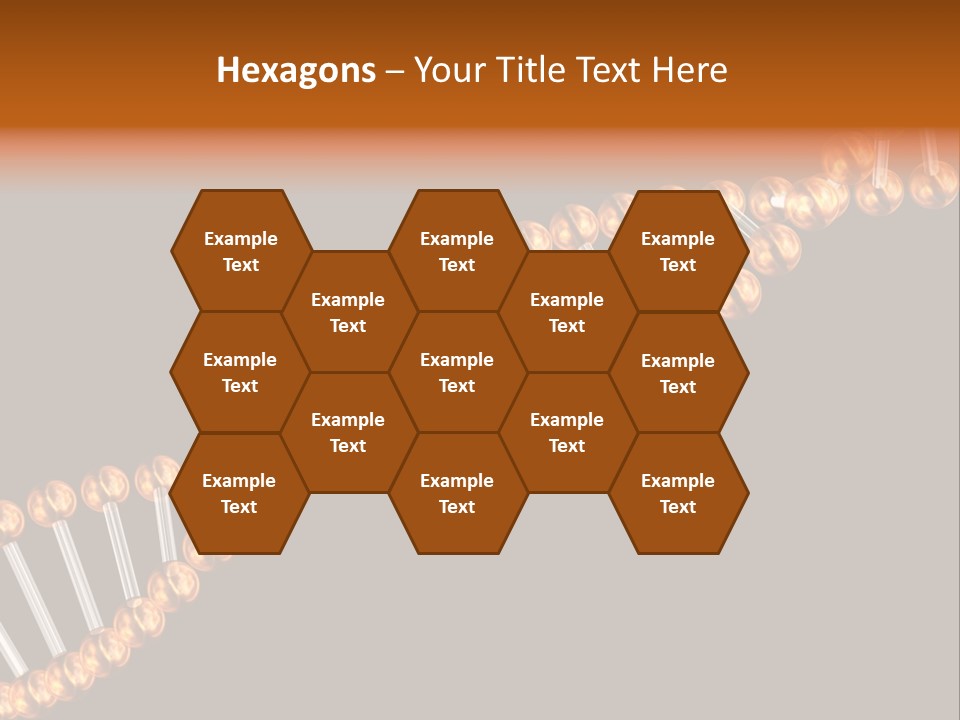 Health Ball Helix PowerPoint Template