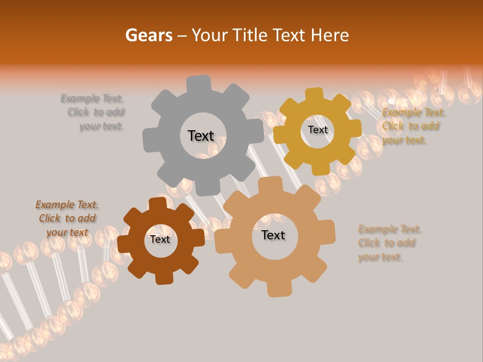 Health Ball Helix PowerPoint Template