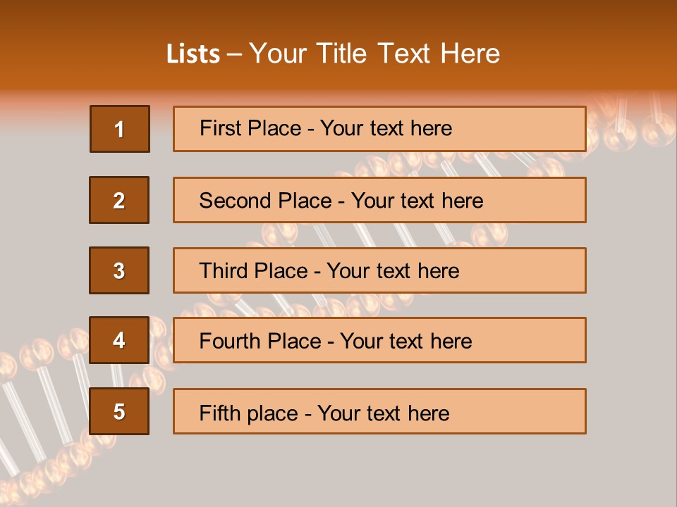 Health Ball Helix PowerPoint Template