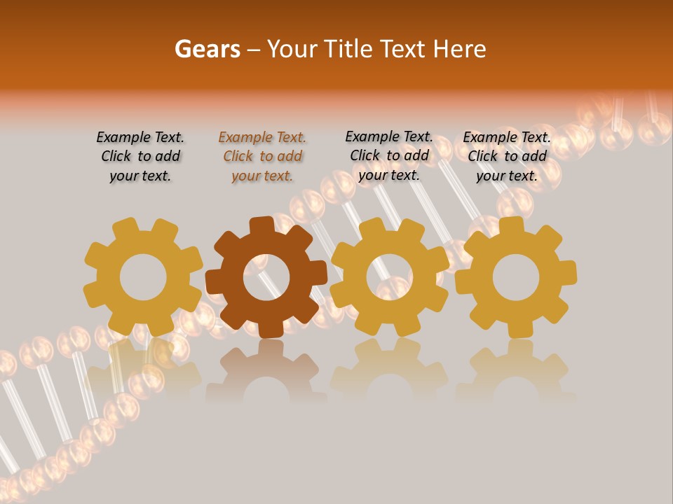 Health Ball Helix PowerPoint Template