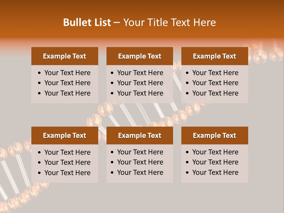 Health Ball Helix PowerPoint Template