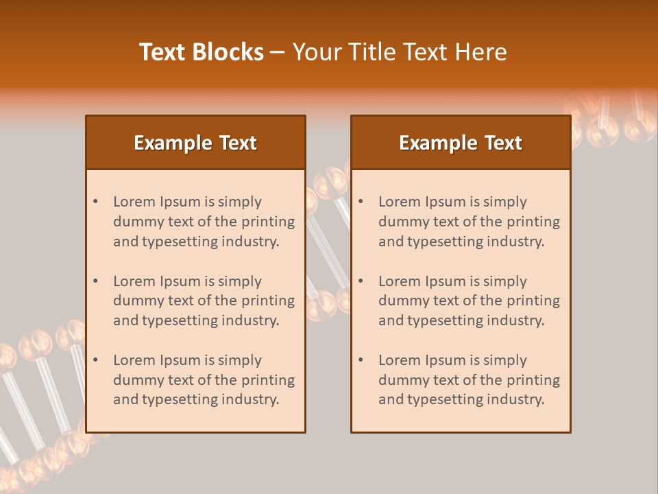Health Ball Helix PowerPoint Template