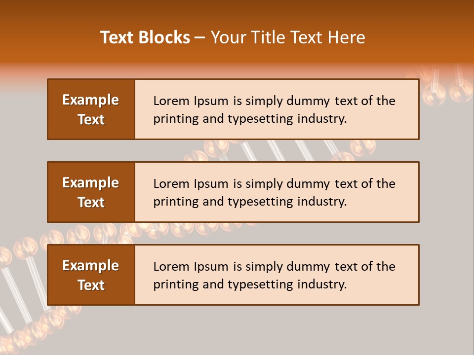 Health Ball Helix PowerPoint Template