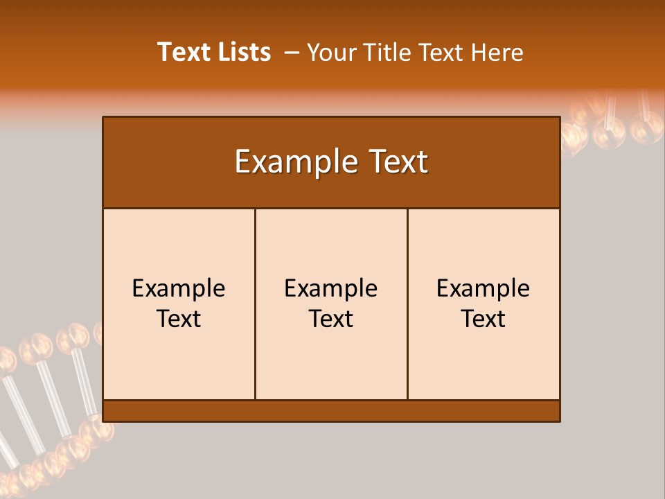 Health Ball Helix PowerPoint Template