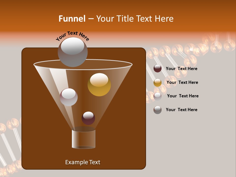 Health Ball Helix PowerPoint Template