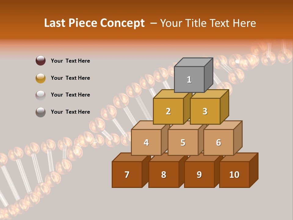 Health Ball Helix PowerPoint Template