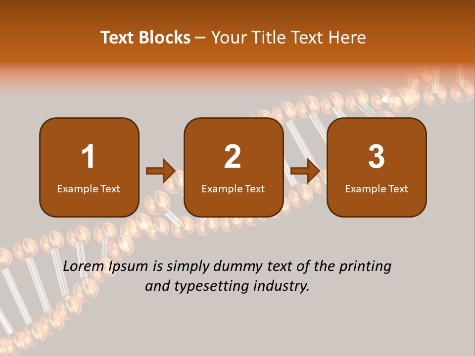 Health Ball Helix PowerPoint Template