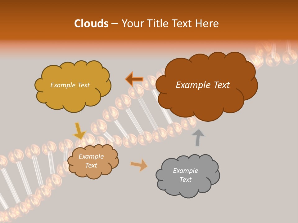 Health Ball Helix PowerPoint Template