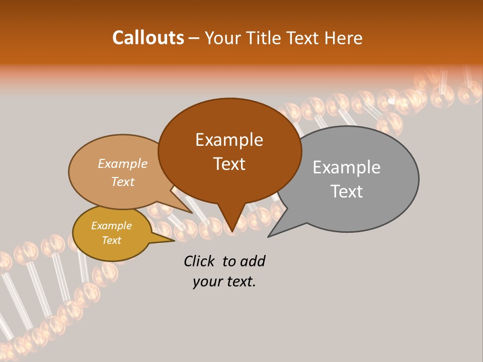 Health Ball Helix PowerPoint Template