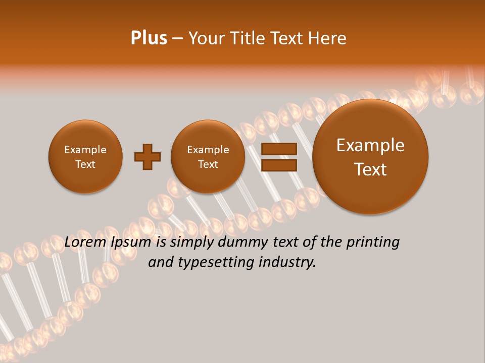 Health Ball Helix PowerPoint Template