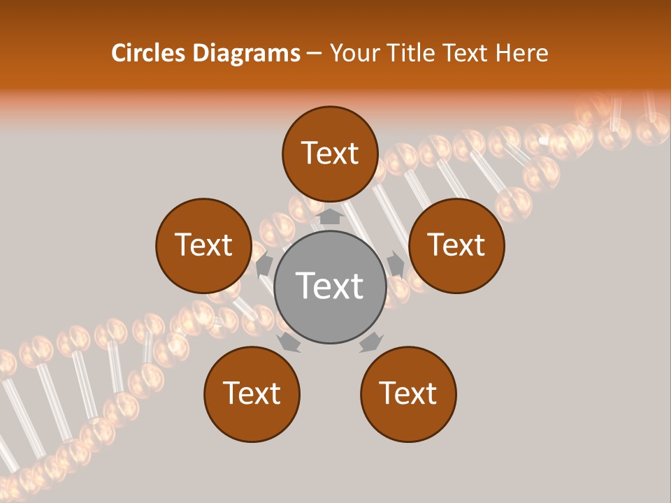 Health Ball Helix PowerPoint Template