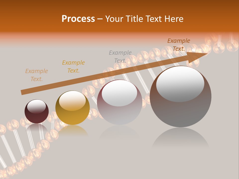 Health Ball Helix PowerPoint Template