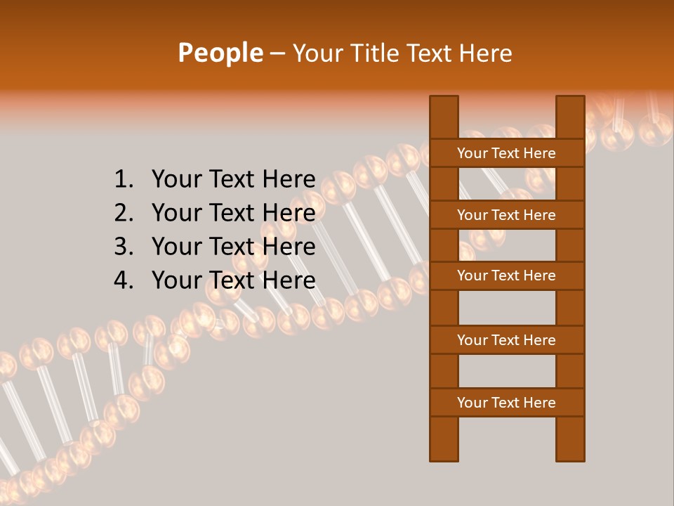 Health Ball Helix PowerPoint Template