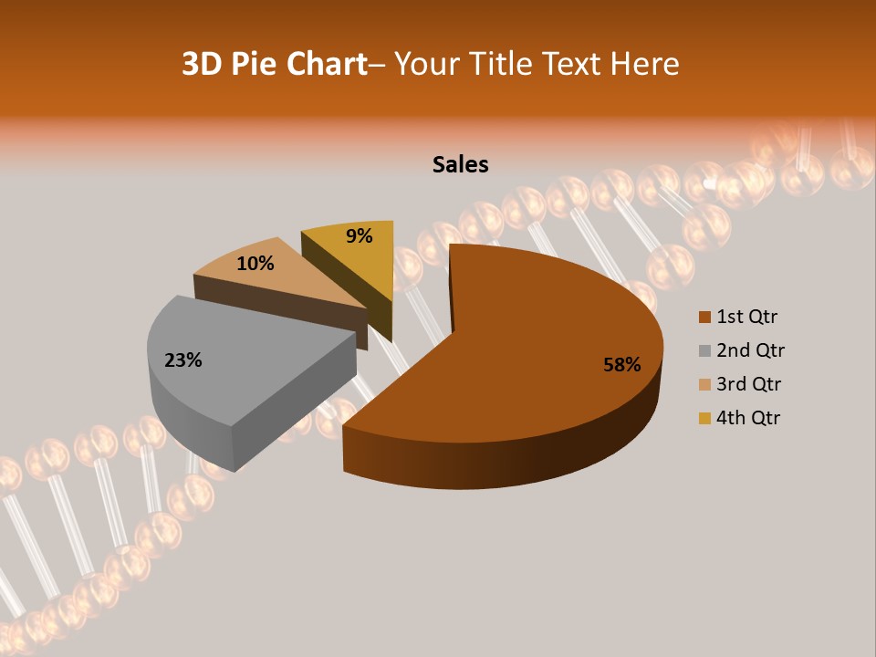 Health Ball Helix PowerPoint Template