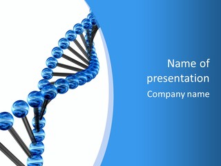 Chromosome Render Stem PowerPoint Template