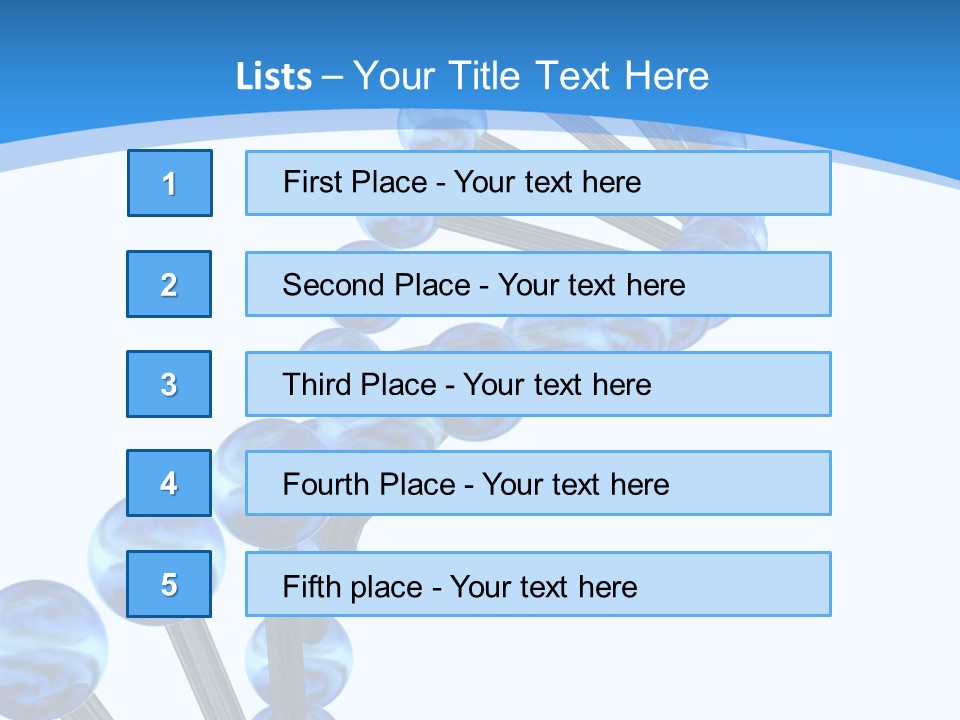 Chromosome Render Stem PowerPoint Template