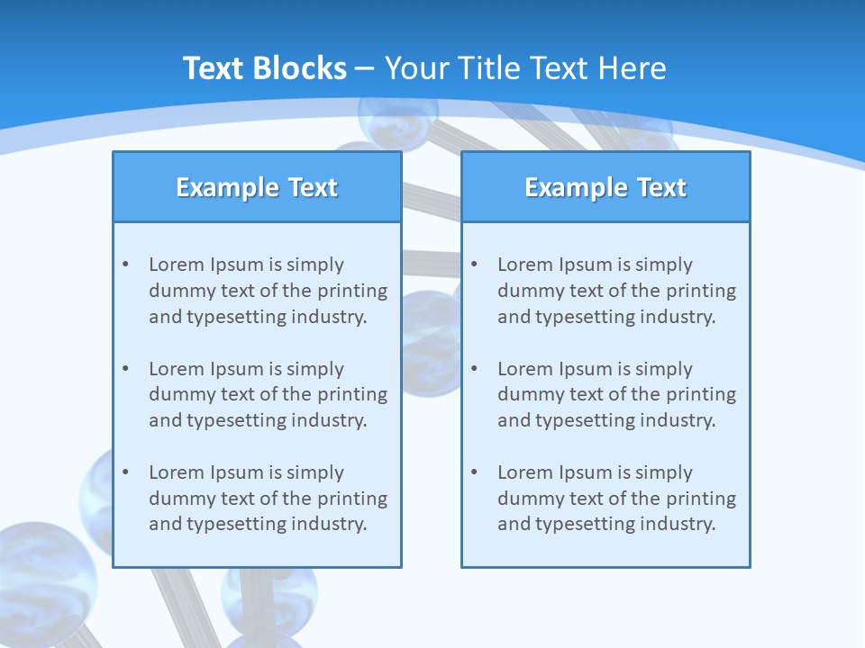 Chromosome Render Stem PowerPoint Template