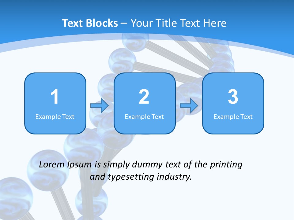 Chromosome Render Stem PowerPoint Template