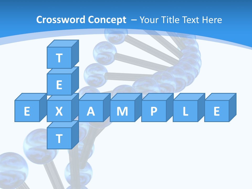 Chromosome Render Stem PowerPoint Template