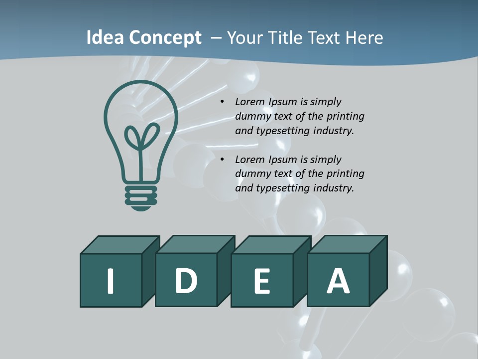 Evolution Technology Microscopic PowerPoint Template