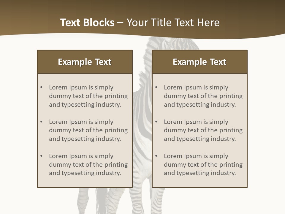 Wild Equus Hoof PowerPoint Template