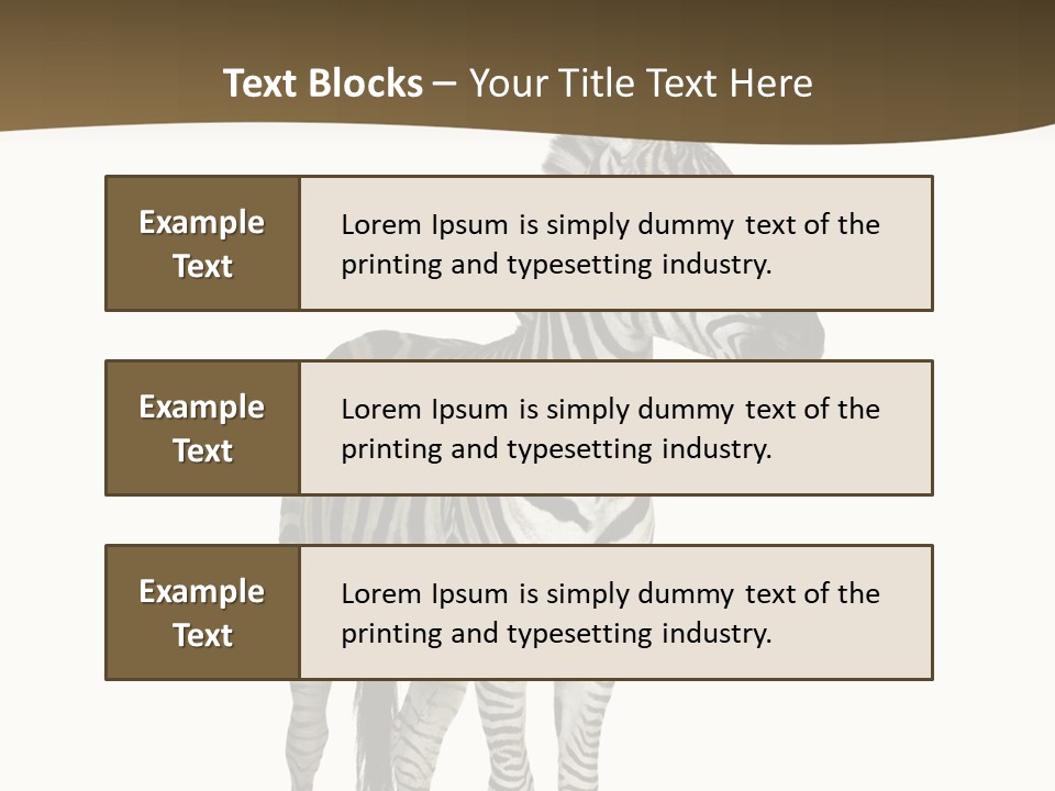 Wild Equus Hoof PowerPoint Template