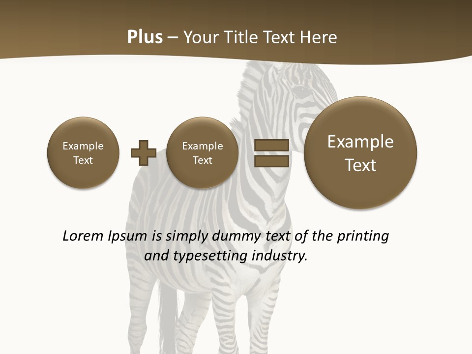 Wild Equus Hoof PowerPoint Template