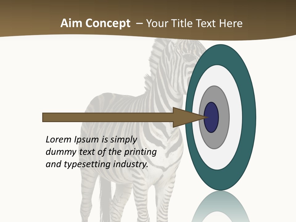 Wild Equus Hoof PowerPoint Template