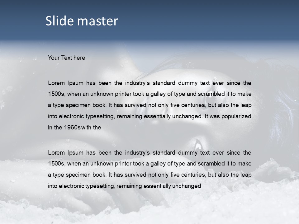 Rainbow Person Dramatic PowerPoint Template