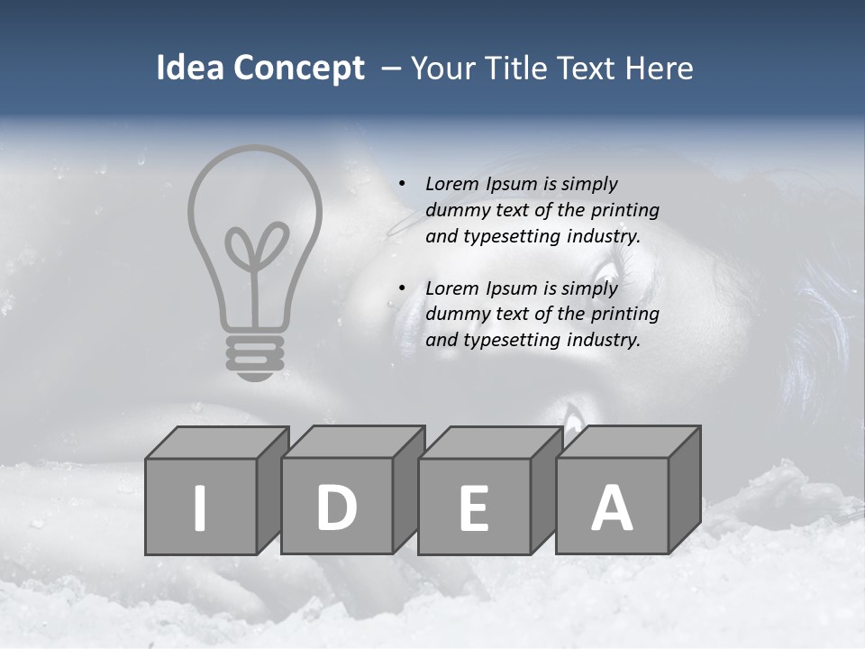 Rainbow Person Dramatic PowerPoint Template