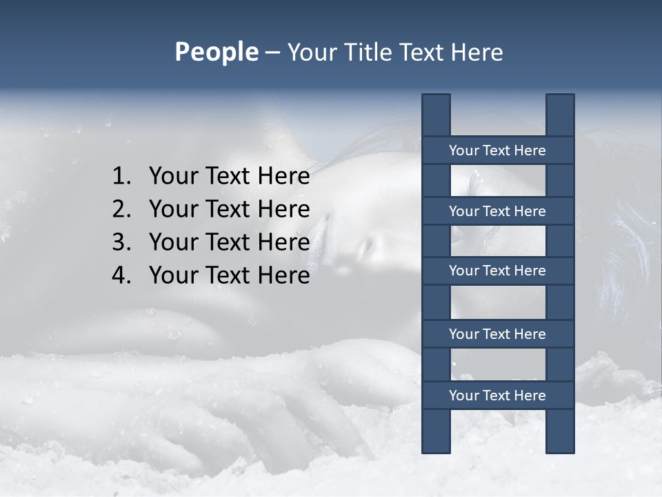 Rainbow Person Dramatic PowerPoint Template