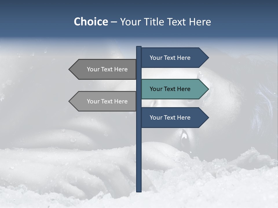 Rainbow Person Dramatic PowerPoint Template