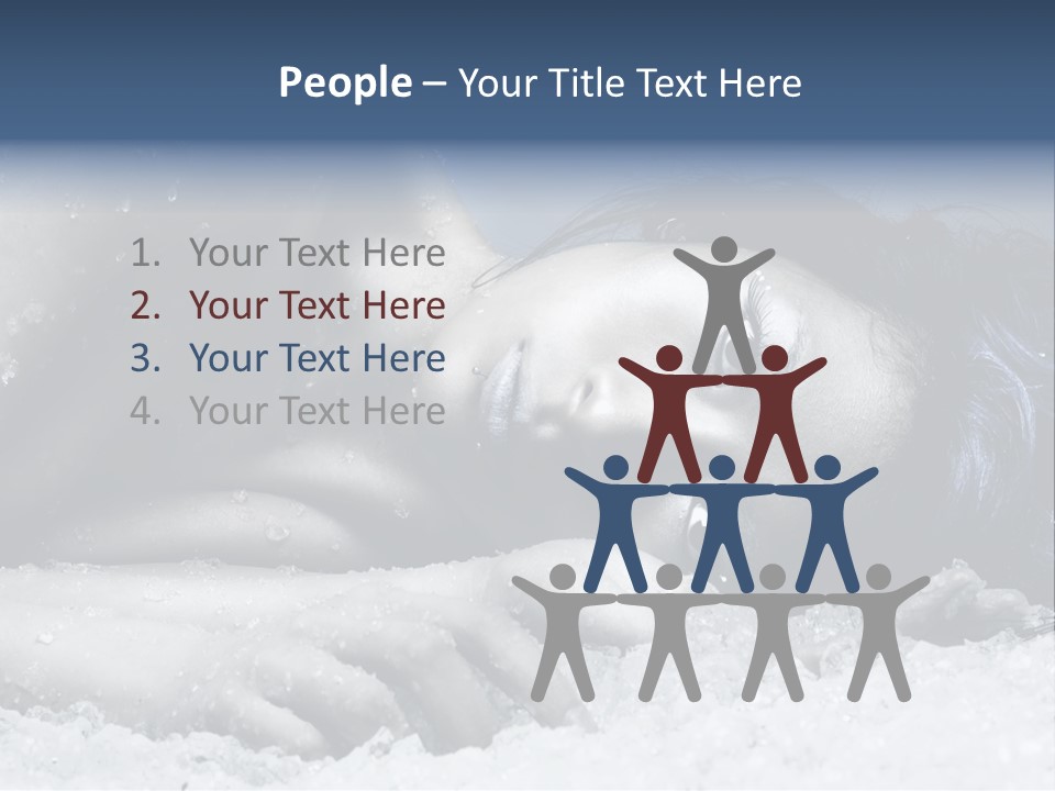 Rainbow Person Dramatic PowerPoint Template