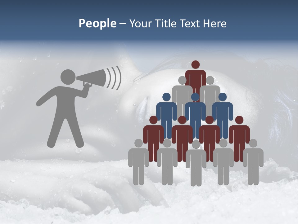 Rainbow Person Dramatic PowerPoint Template