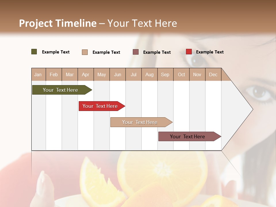 Brunette Exotic Lollipop PowerPoint Template