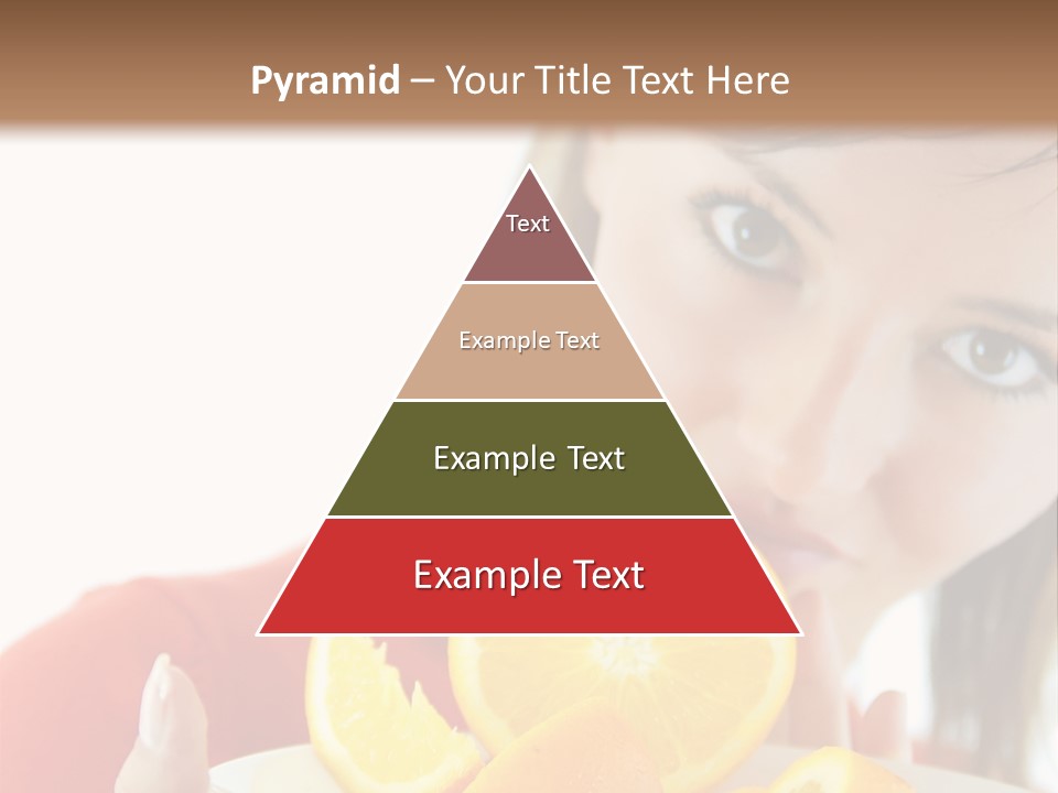 Brunette Exotic Lollipop PowerPoint Template