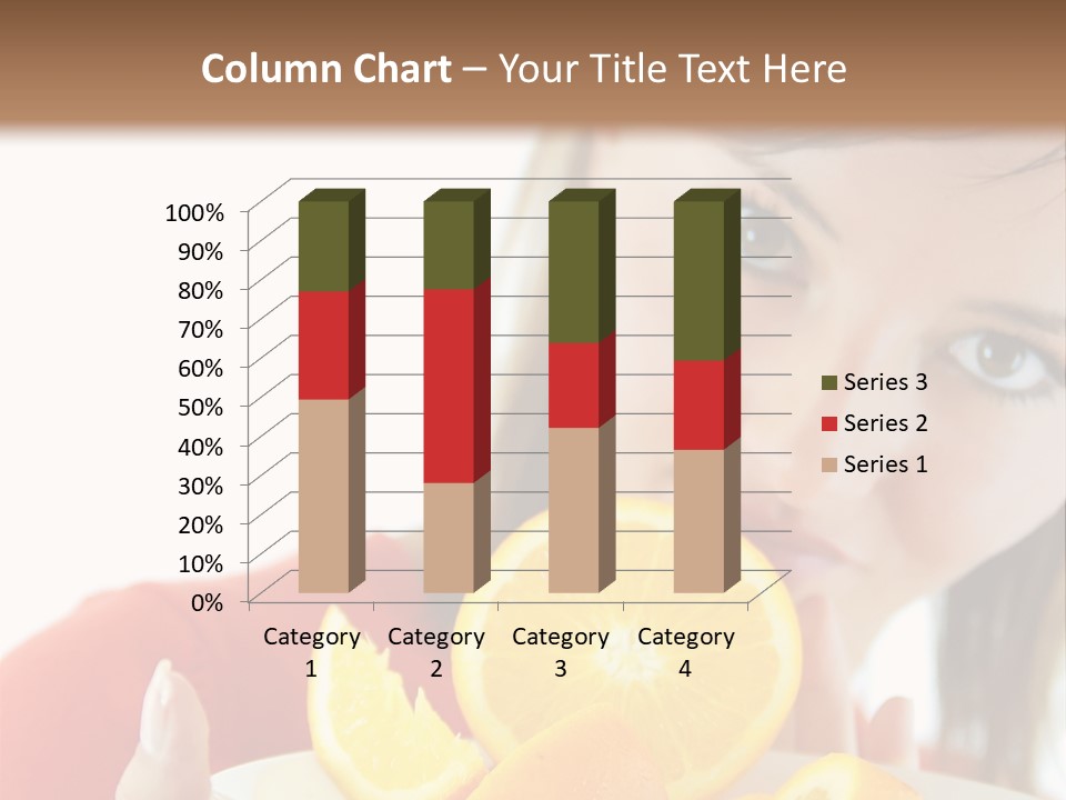 Brunette Exotic Lollipop PowerPoint Template