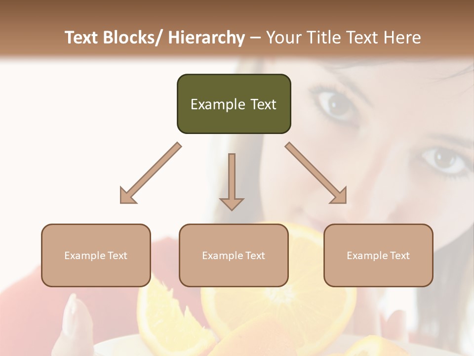 Brunette Exotic Lollipop PowerPoint Template