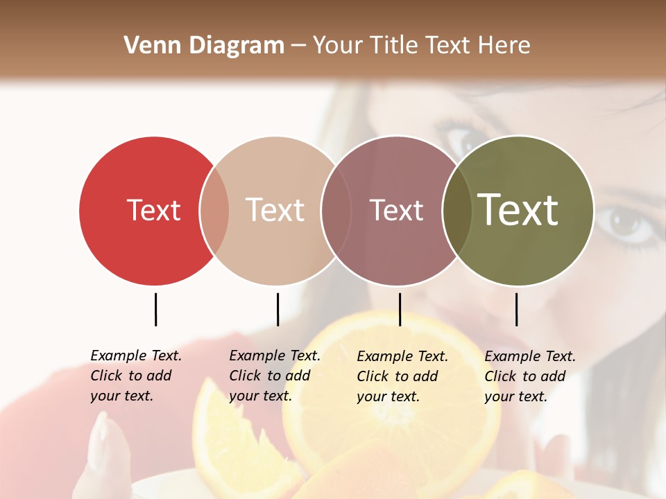 Brunette Exotic Lollipop PowerPoint Template